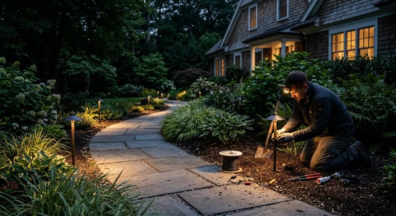 Step Lighting Installation in Kansas City, KS