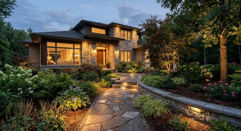 Garden Lighting Installation in Kansas City, KS