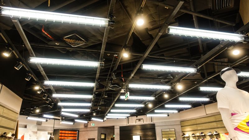 Commercial Track Lighting Setup